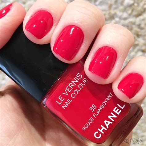 chanel rouge flamboyant nail polish|vogue Chanel nail polish.